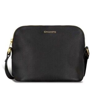 Champs Ladies Gala Collection Leather Top Zip Shoulder Crossbody Bag